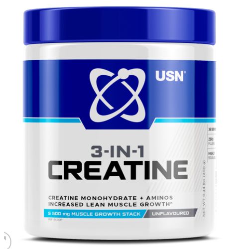 3 in 1 Creatine Monohydrate & Aminos 200g Unflavored
