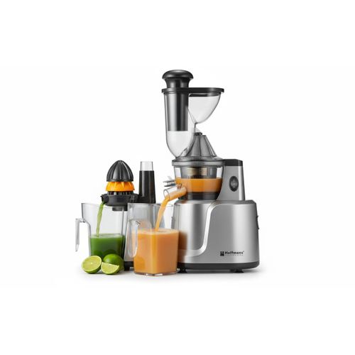 2-in-1 Vertical Slow Juicer  Cold Press Masticating Juicer with Extra-Wide Feed Tube & Citrus Attach