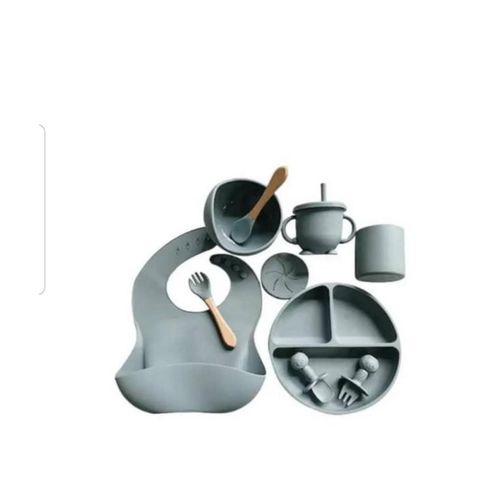 Baby Silicone Feeder Set - Multicolour